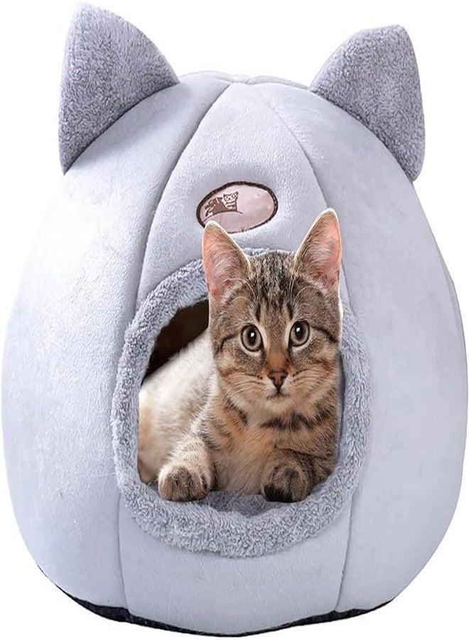 AMPLIN Bed Deep Sleep Comfort in Winter Cat Bed Little Mat Basket for Cat's House Products Pets Tent Cozy Cave Cat Beds Indoor || Pack of 1 - Image 1